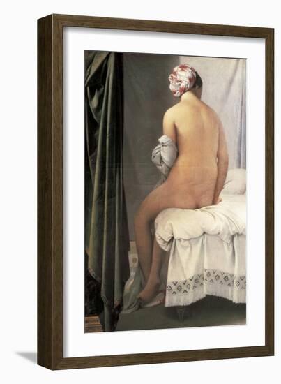 The Valpinçon Bather (La Baigneuse, Dite La Baigneuse De Valpinçon)-Jean-Auguste-Dominique Ingres-Framed Art Print