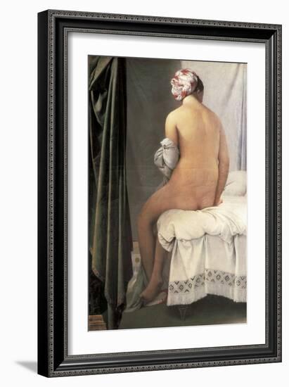 The Valpinçon Bather (La Baigneuse, Dite La Baigneuse De Valpinçon)-Jean-Auguste-Dominique Ingres-Framed Art Print