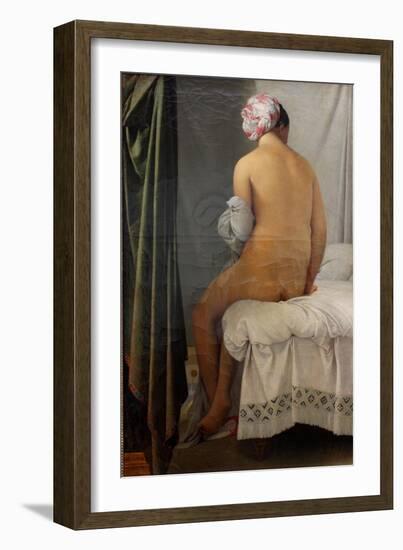 The Valpinçon Bather (La Grande Baigneus), 1808-Jean-Auguste-Dominique Ingres-Framed Giclee Print