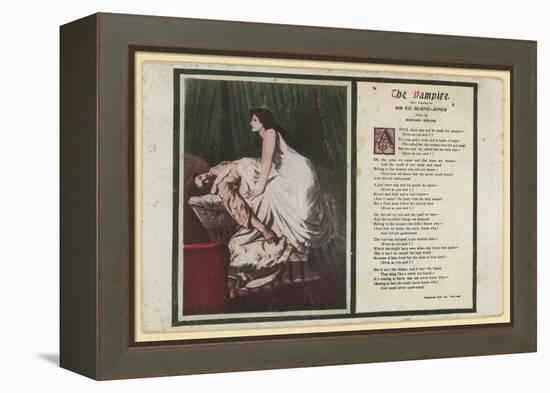 The Vampire by Rudyard Kipling-Edward Burne-Jones-Framed Premier Image Canvas