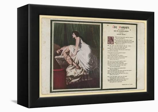 The Vampire by Rudyard Kipling-Edward Burne-Jones-Framed Premier Image Canvas