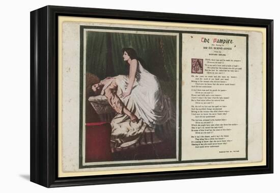 The Vampire by Rudyard Kipling-Edward Burne-Jones-Framed Premier Image Canvas