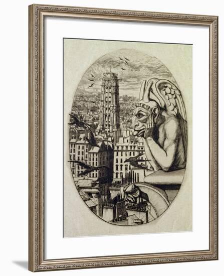 The Vampire (Le Stryge), 1853-Charles Meryon-Framed Giclee Print