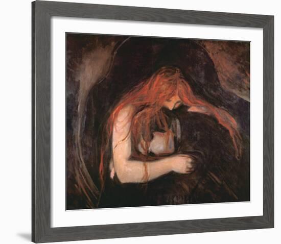 The Vampire-Edvard Munch-Framed Art Print