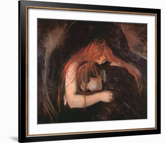 The Vampire-Edvard Munch-Framed Art Print