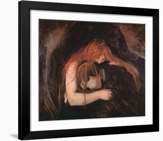 The Vampire-Edvard Munch-Framed Art Print