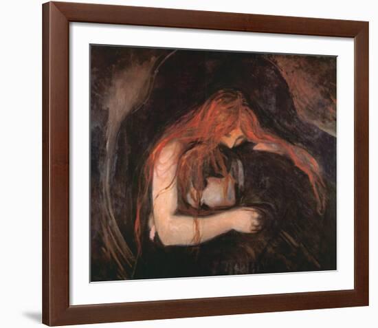 The Vampire-Edvard Munch-Framed Art Print