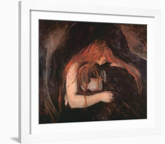 The Vampire-Edvard Munch-Framed Art Print