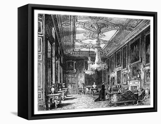 The Vandyke Room, Windsor Castle-null-Framed Premier Image Canvas