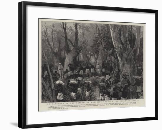 The Vanguard of the Expedition Marching Through the Primaeval Forest-null-Framed Giclee Print