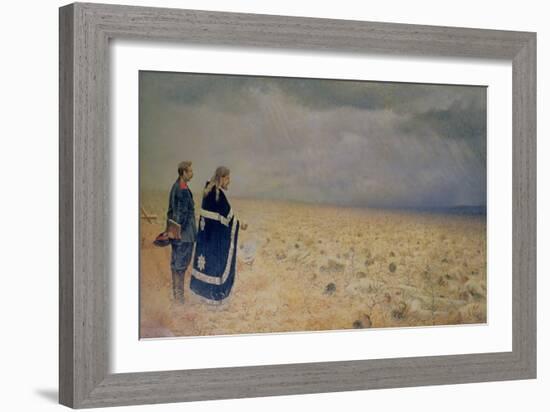 The Vanquished. Requiem for the Dead, 1878-79-Vasilij Vereshchagin-Framed Giclee Print