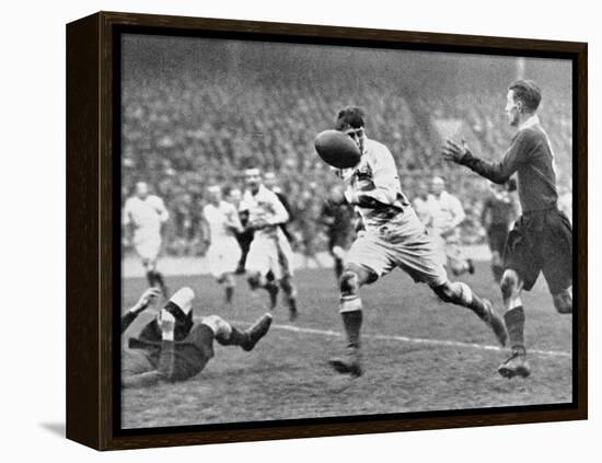The Varsity Rugby Match 1932-null-Framed Premier Image Canvas