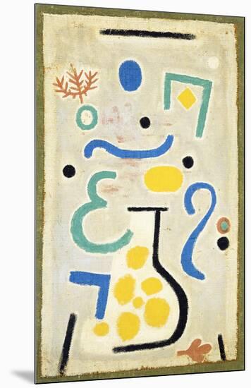 The Vase, 1937-Paul Klee-Mounted Premium Giclee Print