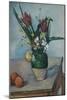 The Vase of Tulips, c.1890-Paul Cezanne-Mounted Giclee Print