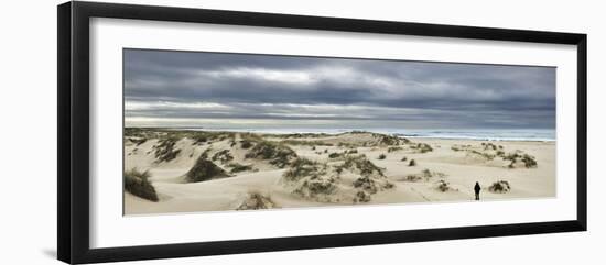 The Vast Empty Beach and Sand Dunes of Sao Jacinto in Winter, Beira Litoral, Portugal-Mauricio Abreu-Framed Photographic Print