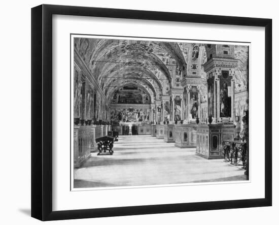 The Vatican Library, Rome, Late 19th Century-John L Stoddard-Framed Giclee Print