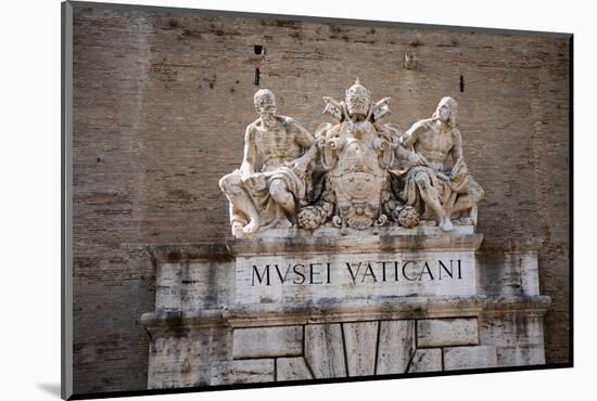 The Vatican Museums, Musei Vaticani, are the public art and sculpture museums in the Vatican Cit...-null-Mounted Photographic Print