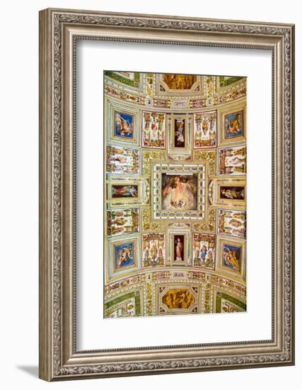 The Vatican Museums, Musei Vaticani, are the public art and sculpture museums in the Vatican Cit...-null-Framed Photographic Print