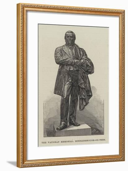 The Vaughan Memorial, Middlesbrough-On-Tees-null-Framed Giclee Print