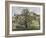 The Vegetable Garden with Trees in Blossom, 1877-Camille Pissarro-Framed Giclee Print