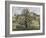 The Vegetable Garden with Trees in Blossom, 1877-Camille Pissarro-Framed Giclee Print