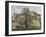 The Vegetable Garden with Trees in Blossom, 1877-Camille Pissarro-Framed Giclee Print