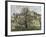 The Vegetable Garden with Trees in Blossom, 1877-Camille Pissarro-Framed Giclee Print