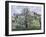 The Vegetable Garden with Trees in Blossom, Spring, Pontoise, 1877-Camille Pissarro-Framed Giclee Print