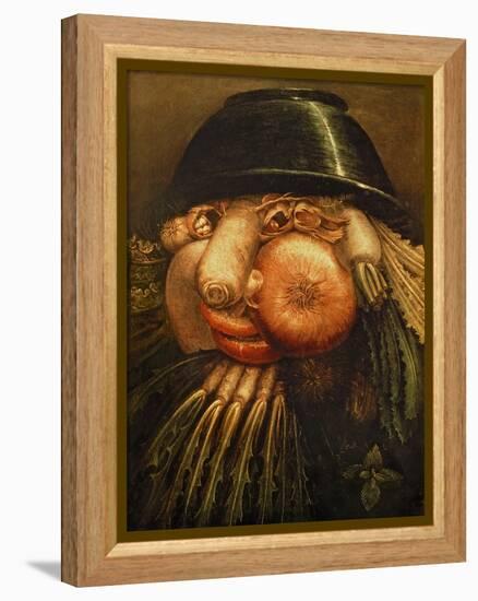 The Vegetable Gardener, circa 1590-Giuseppe Arcimboldo-Framed Premier Image Canvas