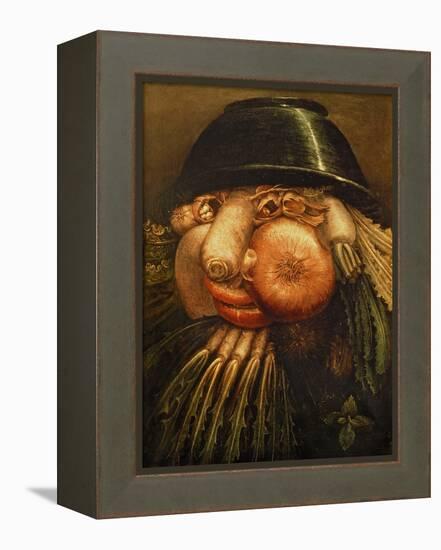 The Vegetable Gardener, circa 1590-Giuseppe Arcimboldo-Framed Premier Image Canvas