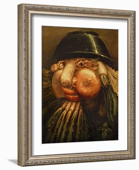 The Vegetable Gardener, circa 1590-Giuseppe Arcimboldo-Framed Giclee Print