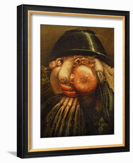 The Vegetable Gardener, circa 1590-Giuseppe Arcimboldo-Framed Giclee Print