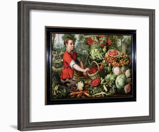 The Vegetable Seller-Joachim Beuckelaer-Framed Giclee Print