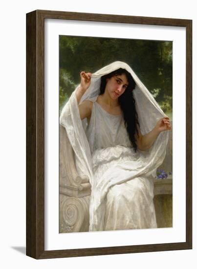 The Veil, 1898 (Oil on Canvas)-William-Adolphe Bouguereau-Framed Giclee Print