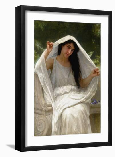 The Veil, 1898 (Oil on Canvas)-William-Adolphe Bouguereau-Framed Giclee Print