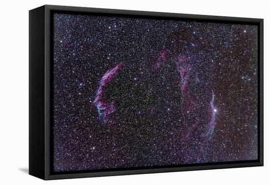 The Veil Nebula-Stocktrek Images-Framed Premier Image Canvas