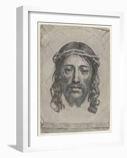 The Veil of Saint Veronica, 1949-Claude Mellan-Framed Giclee Print