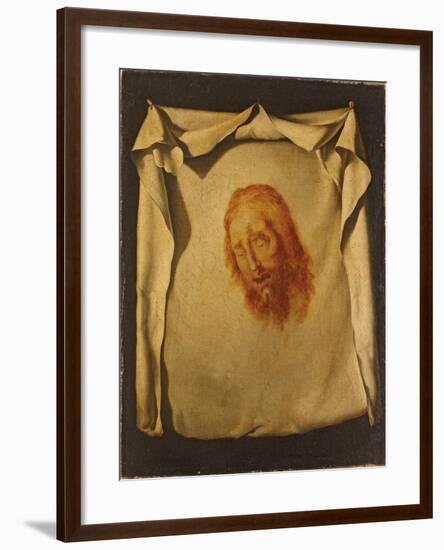 The Veil of Saint Veronica-Francisco de Zurbarán-Framed Giclee Print