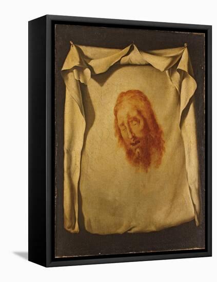 The Veil of Saint Veronica-Francisco de Zurbarán-Framed Premier Image Canvas
