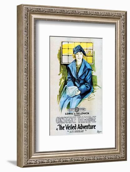 The Veiled Adventure - 1919-null-Framed Giclee Print