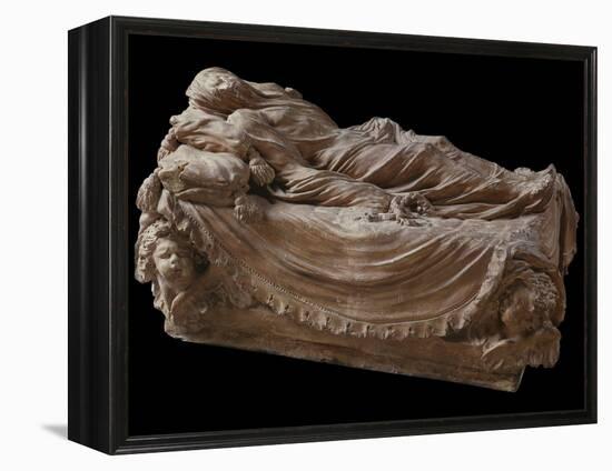 The Veiled Christ-Antonio Corradini Corradini-Framed Stretched Canvas