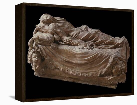 The Veiled Christ-Antonio Corradini Corradini-Framed Stretched Canvas