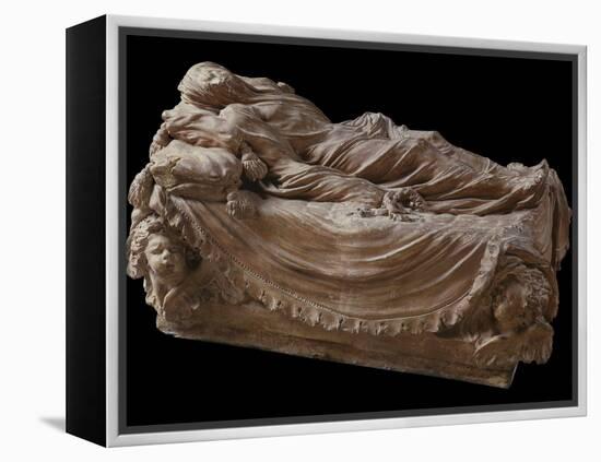 The Veiled Christ-Antonio Corradini Corradini-Framed Stretched Canvas