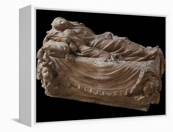 The Veiled Christ-Antonio Corradini Corradini-Framed Stretched Canvas