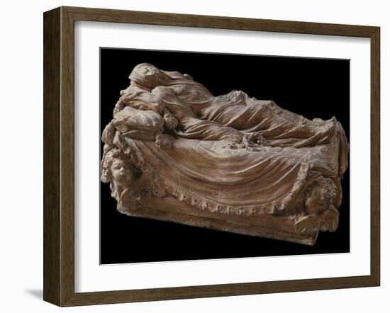 The Veiled Christ-Antonio Corradini Corradini-Framed Photo