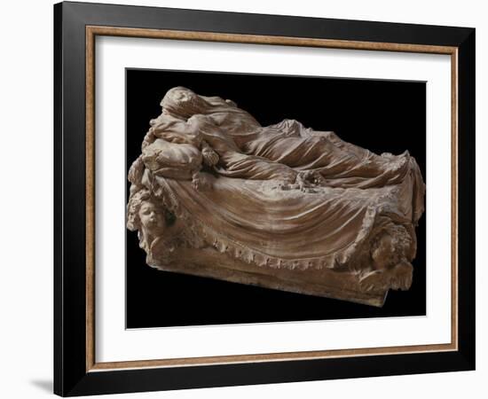 The Veiled Christ-Antonio Corradini Corradini-Framed Photo