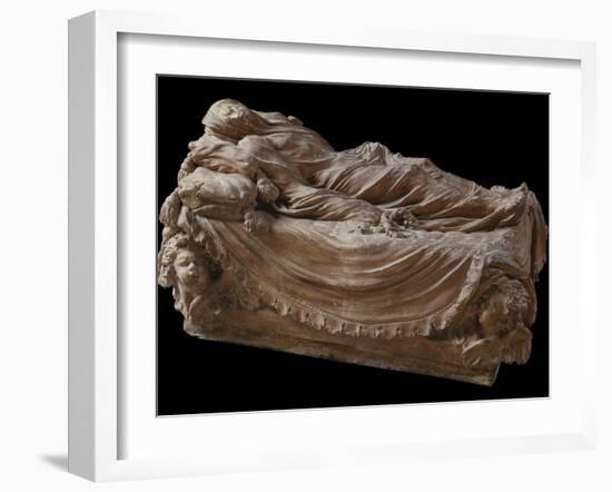 The Veiled Christ-Antonio Corradini Corradini-Framed Photo