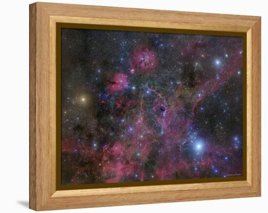 The Vela Supernova Remnant-Stocktrek Images-Framed Premier Image Canvas