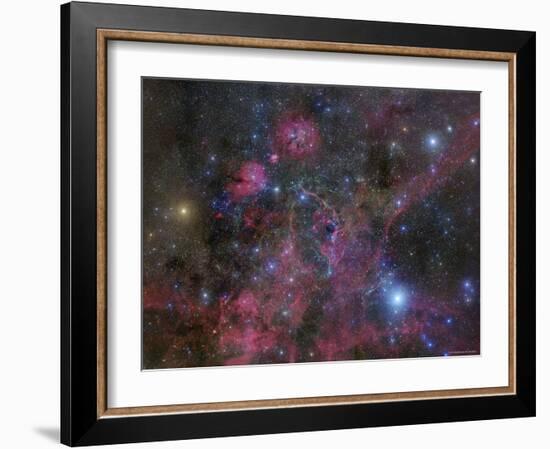 The Vela Supernova Remnant-Stocktrek Images-Framed Photographic Print