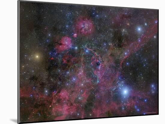 The Vela Supernova Remnant-Stocktrek Images-Mounted Photographic Print